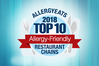 AllergyEats Announces 2018 Top 10 Allergy-Friendly Restaurants Chains