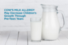 Children With Milk Allergy Tend to be Smaller Than Their Peers