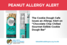 Peanut Allergy Alert: Cookie Dough Cafe Chocolate Chip Chilled Gourmet Edible Cookie Dough Bar