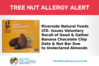 Tree Nut (Almonds) Allergy Alert - Good &amp; Gather Banana Chocolate Chip Date &amp; Nut Bar