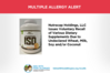 Multiple Allergy Alert (Wheat, Milk, Soy, Coconut): Various Dietary Supplements