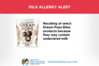 Milk Allergy Alert: Dream Pops