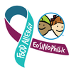 Food Allergies and Eosinophilc Disorder Awareness Ribbon