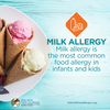 Food Allergy Education: Milk Allergy Is the Most Common Food Allergy in Infants and Young Kids