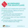 Food Allergy Education: Be Prepared for Anaphylaxis