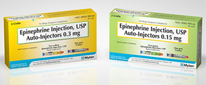 EpiPen授权通用肾上腺素自动注射器