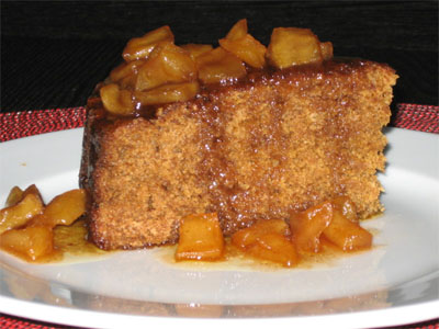 苹果姜饼蛋糕
