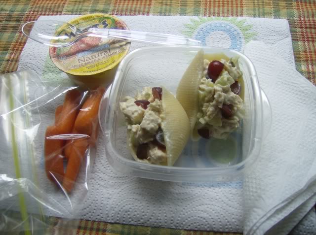 鸡肉意大利面船:午餐盒食谱