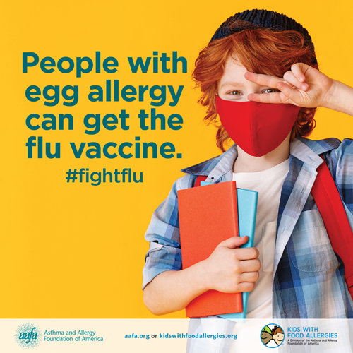 鸡蛋过敏的人可以获取流感疫苗#fightflu