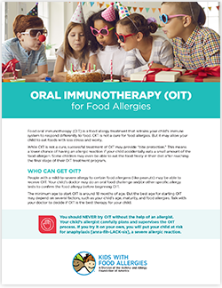 食物过敏口服免疫疗法(OIT)免费讲义